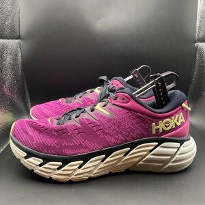 Hoka One One Gaviota 4 Festival Fuchsia Stability Running Shoes Mens Sz 10.5B